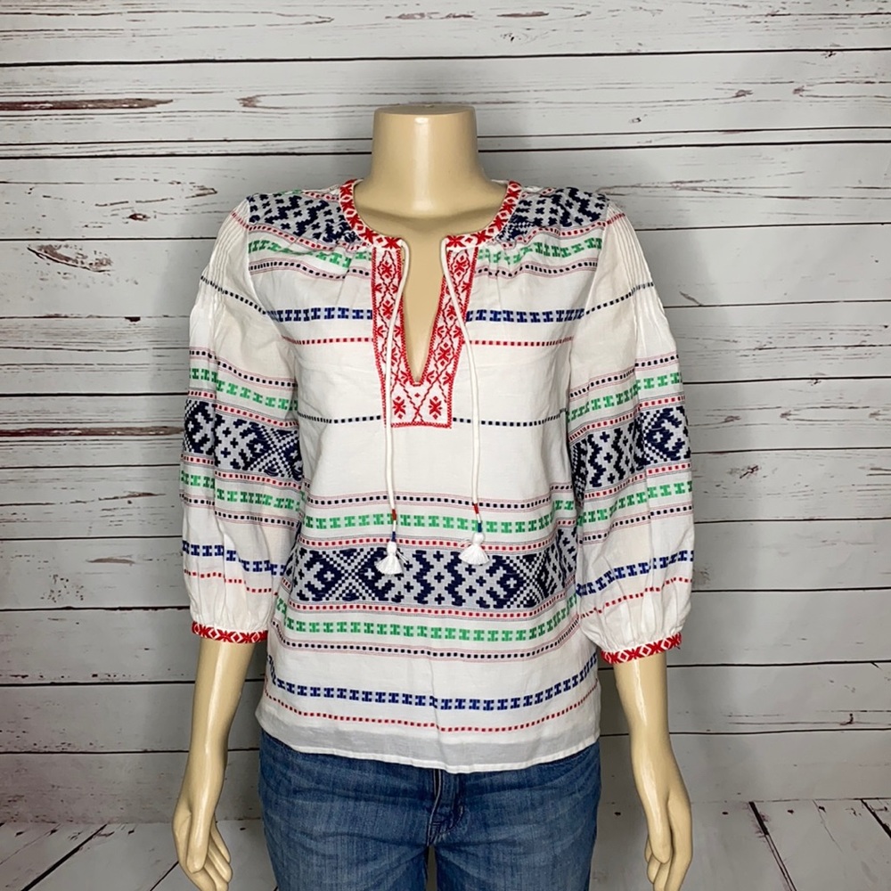 Joie embroidered  lined top size XS
